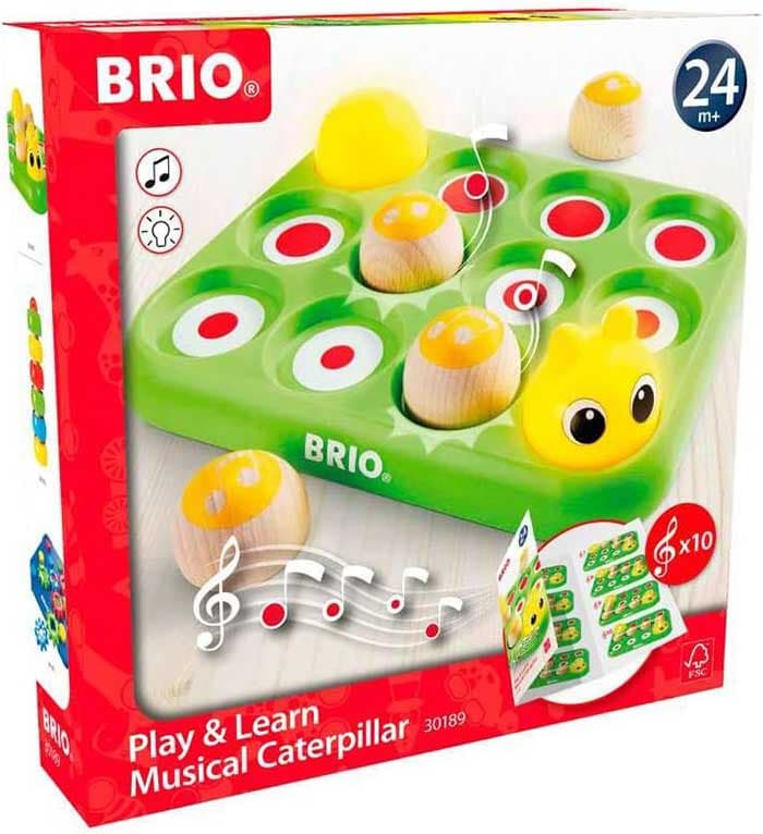 BRIO Muzička igračka Raspevana gusenica 30189