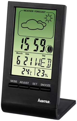 Hama termometar, sat, kalendar, higrometar TH-100 75297