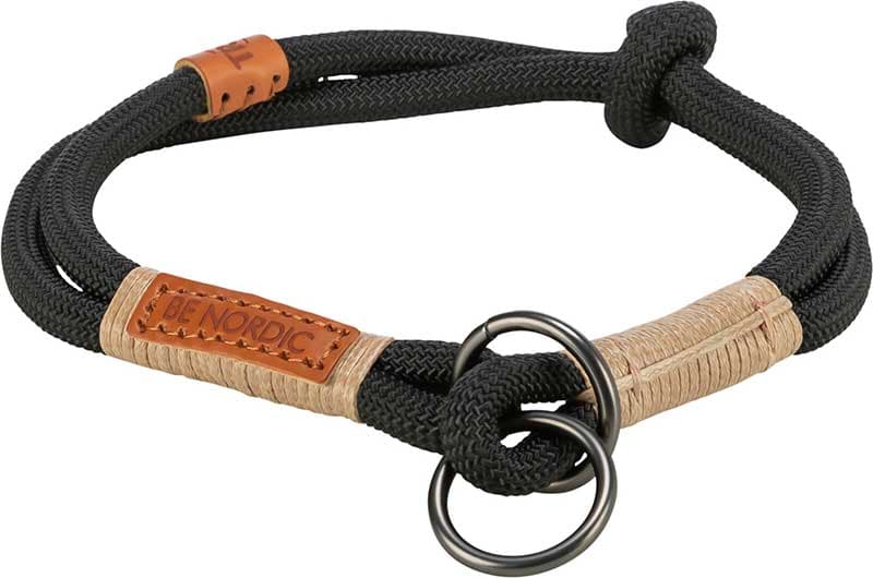 Trixie Ogrlica za pse poludavilica Be Nordic black veličina S-M 17265