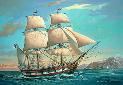 Revell maketa H.M.S. Beagle RV05458/150