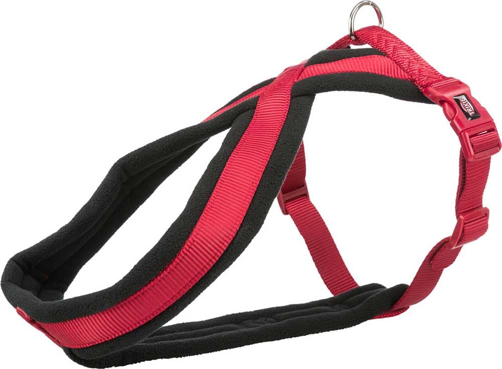 Am za psa - Pojas za šetnju Trixie Premium Touring red veličina M-L 204003