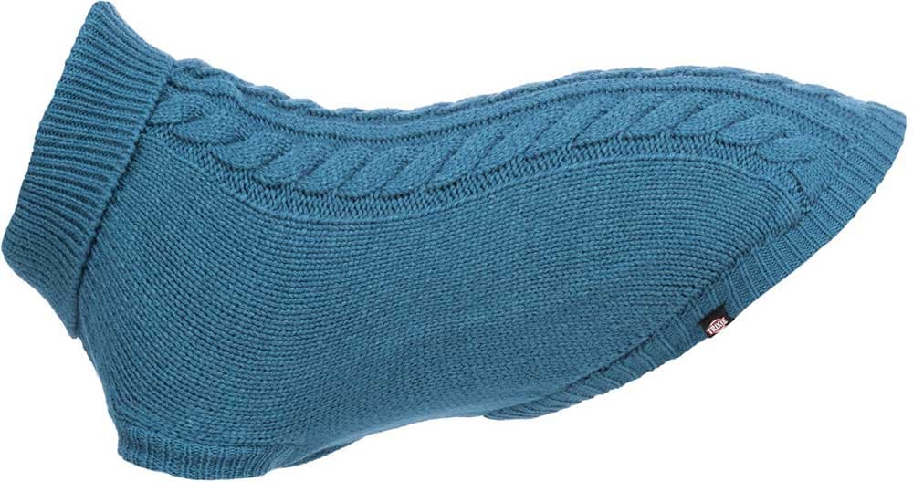 Džemper za pse Kenton blue leđa 33cm Trixie 680063