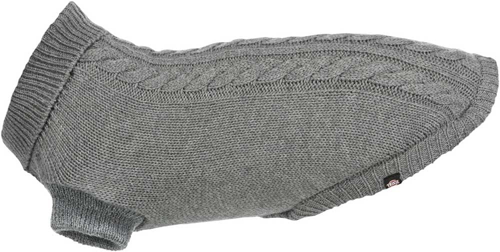 Džemper za pse Kenton grey leđa 33cm Trixie 680013