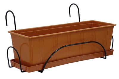 Balkonska korpa Ivona 50cm bela 1492 5kom