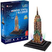 Kliknite za detalje - CubicFun 3D Puzzle Sa LED Osvetljenjem Empire State Building L503h