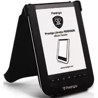 Prestigio eBook Reader PER5062B Prestigio eBook Reader PER5062B - Surfajte, čitajte i slušajte muziku. Ekran dužine dijagonale 6 inča, osetljiv na dodir, 2 GB memorije, USB,  Wi-Fi 1 (IEEE 802.11b/g).