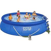 Nadzemni bazen Intex EasySet Blue - 457x107 cm - KOMPLET (54908) (56409)