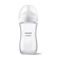 Kliknite za detalje - Philips Avent Staklena flašica za bebe Natural response 240ml sa cuclom 1m+ SCY933/01