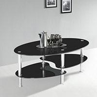 Klub Sto Air Black 90 x 50 x 44 cm Klub Sto Air