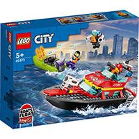 Kliknite za detalje - LEGO® City Kocke Vatrogasni spasilački brod 60373