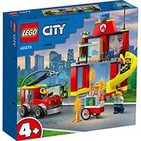 Kliknite za detalje - LEGO® City Kocke Vatrogasna stanica i vatrogasno vozilo 60375