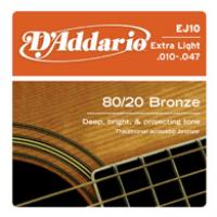 Kliknite za detalje - D Addario EJ10 žice za akustičnu gitaru 10-47