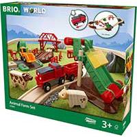Kliknite za detalje - BRIO Igračka Voz i pruga kroz farmu sa životinjama 33984