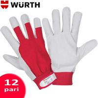 Kliknite za detalje - Wurth Zaštitne kožne rukavice Protect vel. 10 Pakovanje: 12 pari