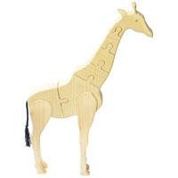 Kliknite za detalje - PIKA PAU Drvena igračka žirafa