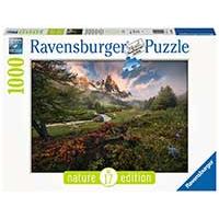 Kliknite za detalje - Puzzle Slagalica 1000 Dolina Klare Frencuski Alpi Ravensburger Nature Edition15993