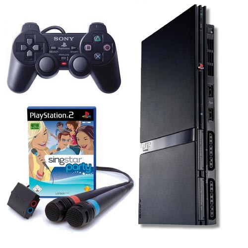 Sony Playstation 2 New + Karaoke paket - thumbnail 0