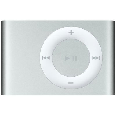 apple ipod shuffle 1gb clamshell 3rd generation   silver
