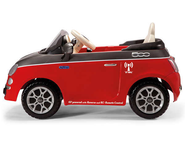 Peg Perego Kabriolet na akumulator sa daljinskim Fiat 500 red/grey IGED1163 - thumbnail 1