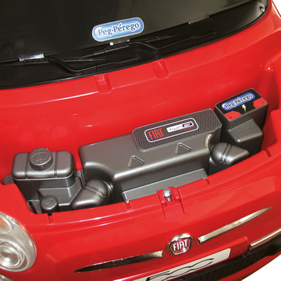 Peg Perego Kabriolet na akumulator Fiat 500 red IGED1161 - thumbnail 3