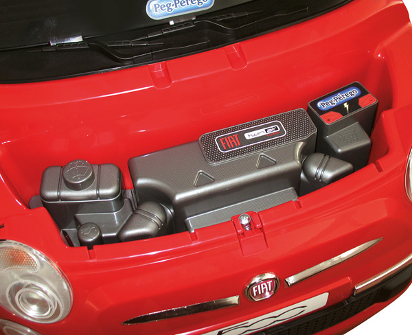 Peg Perego Kabriolet na akumulator sa daljinskim Fiat 500 red/grey IGED1163 - thumbnail 3