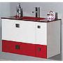 Kliknite za detalje - Roper Kupatilski ormari� sa lavaboom Aurora 900BX red