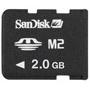 Kliknite za detalje - SanDisk MS 2GB M2 Micro bez adaptera 66382