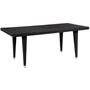 Kliknite za detalje - Trpezarijski Sto Havana 180 x 90 cm Sa Staklom Black 5 x 5