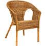 Kliknite za detalje - Fotelja od Prirodnog Ratana Fabion Natural Wash