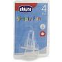 Kliknite za detalje - Chicco silikonska cucla, 2 kom, 4m+ - 7131401
