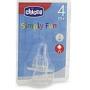 Kliknite za detalje - Chicco silikonska cucla, 2 kom, 4m+ - 71315.01
