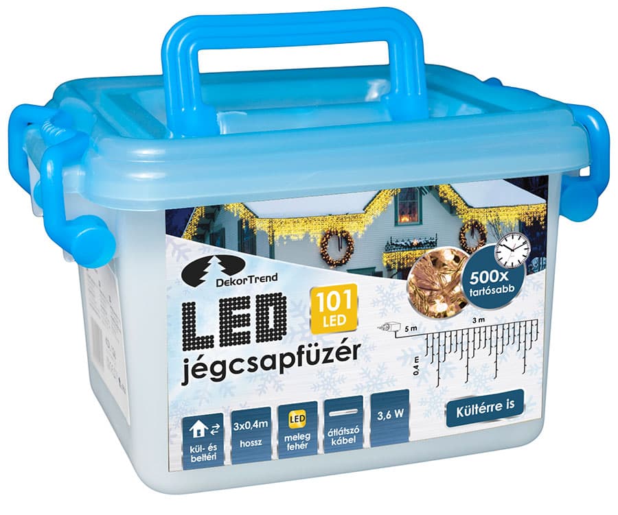 Novogodišnje Lampice LED Mreža Za Spoljnu ili Unutrašnju Upotrebu 6 x 0.4 m KDL 140