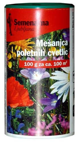 Seme letnjeg cveća za cvetni travnjak 0.1kg
