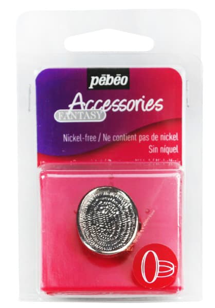 PEBEO Fantasy Accessories - Podloga od metala za nakit OVALNI PRSTEN 664351