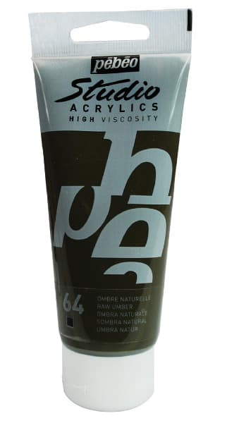 PEBEO Studio Acrylics High Viscosity - Akrilna boja - Raw Umber 64 - 100ml 661064