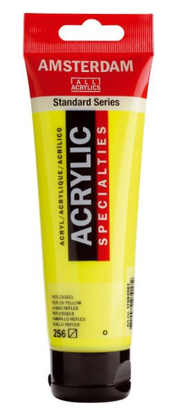 TALENS Amsterdam All Acrylics Standard Series - Specialties - Akrilna boja Reflex Yellow 256 120ml 680256