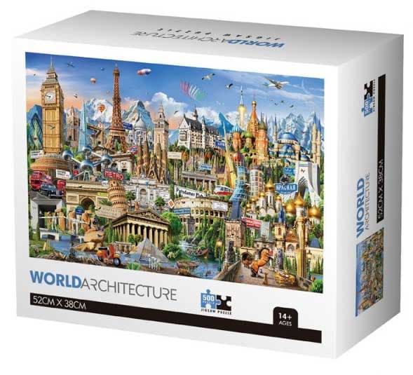 Puzzle Svetska arhitektura 500 kom.