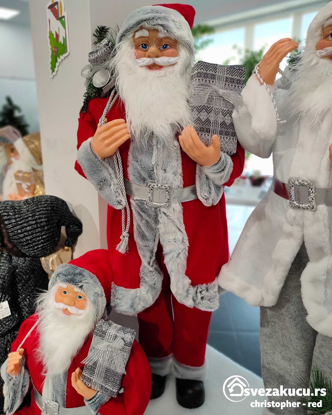 Deda Mraz - Lutka Christopher - 2022 - Red - 110 cm