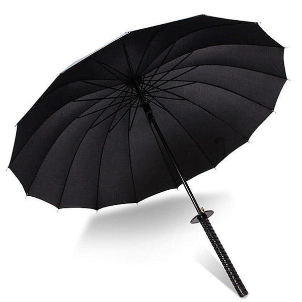 Veliki samurajski crni kišobran