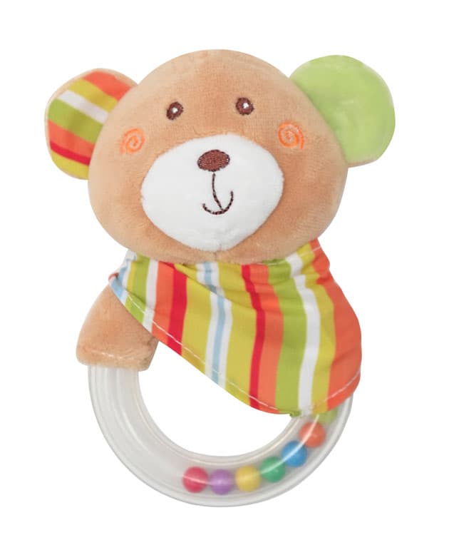 Lorelli plišana igracka sa zvečkom medved