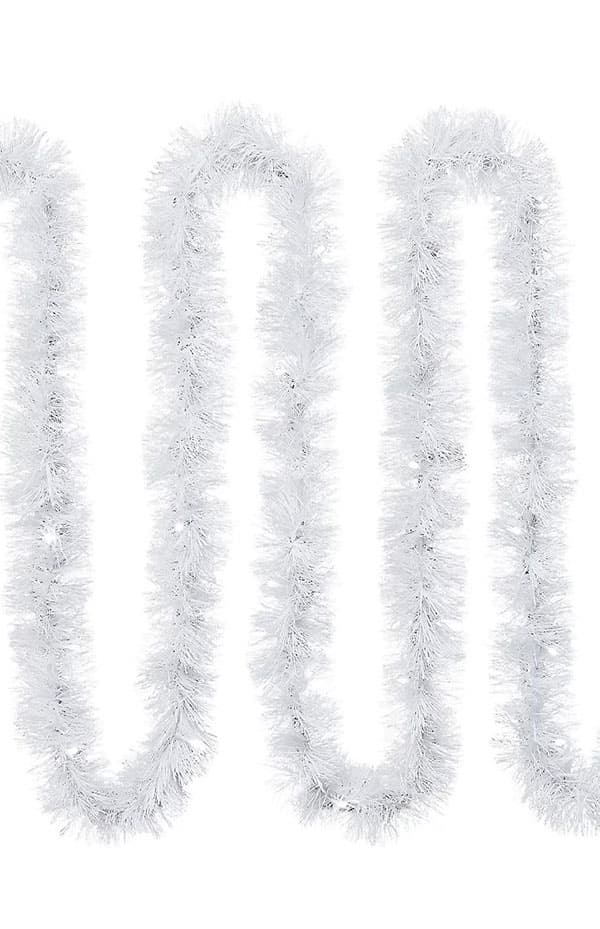 Novogodišnja dekoracija girlanda u beloj boji 270 cm