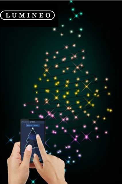 Lumineo Smart Multikolor lampice 200 LED 19.9m