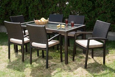 Sto od ratana Sofia 160x90 WK-GC040