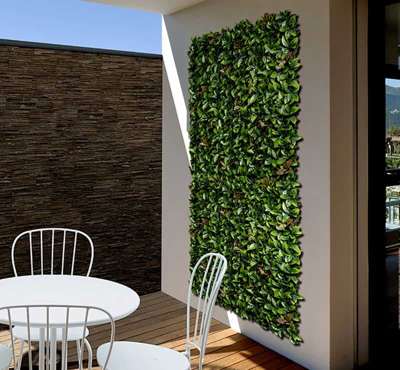 Dekorativna zidna obloga sa PVC lišćem Lovor 1x1m