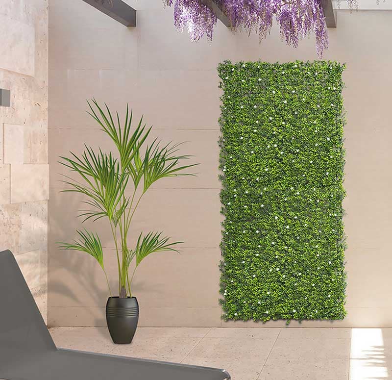 Dekorativna zidna obloga sa PVC lišćem Jasmin 1x1m