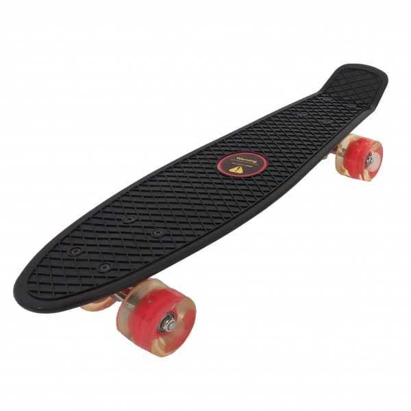 Dečiji skejtbord sa svetlećim točkovima TS-001 Crni