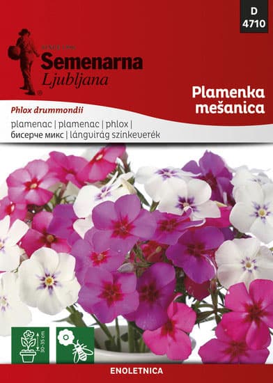 Seme za cveće Plamenac mešavina - Phlox drummondii 4710
