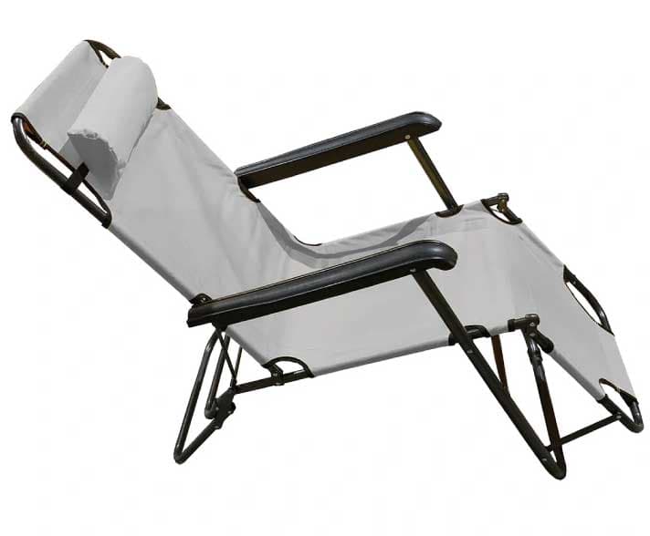Sklopiva Ležaljka Stolica FSP1 Siva