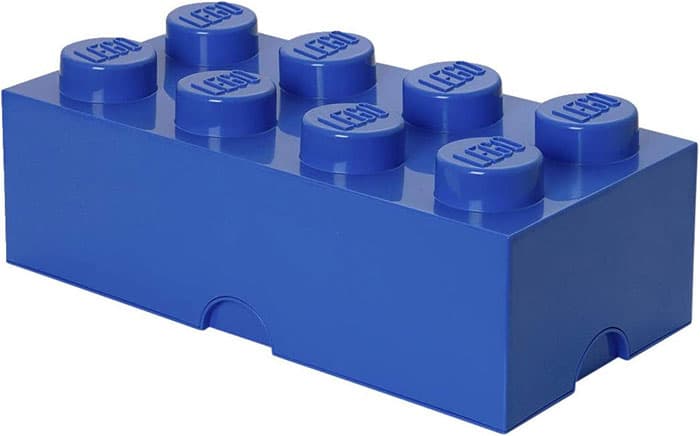 Kutija za odlaganje sa poklopcem LEGO® Kocka 8 50x25x18cm plava 4004