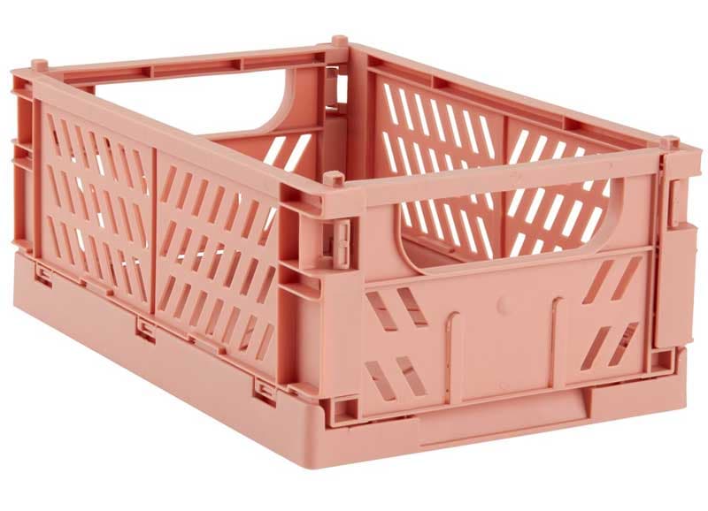 Sklopiva gajbica za odlaganje stvari 16x25x10cm Koral